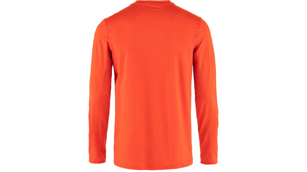 Fjallraven Abisko Day Hike Long Sleeve - Mens, Flame Orange, Medium, F12600214-214-M