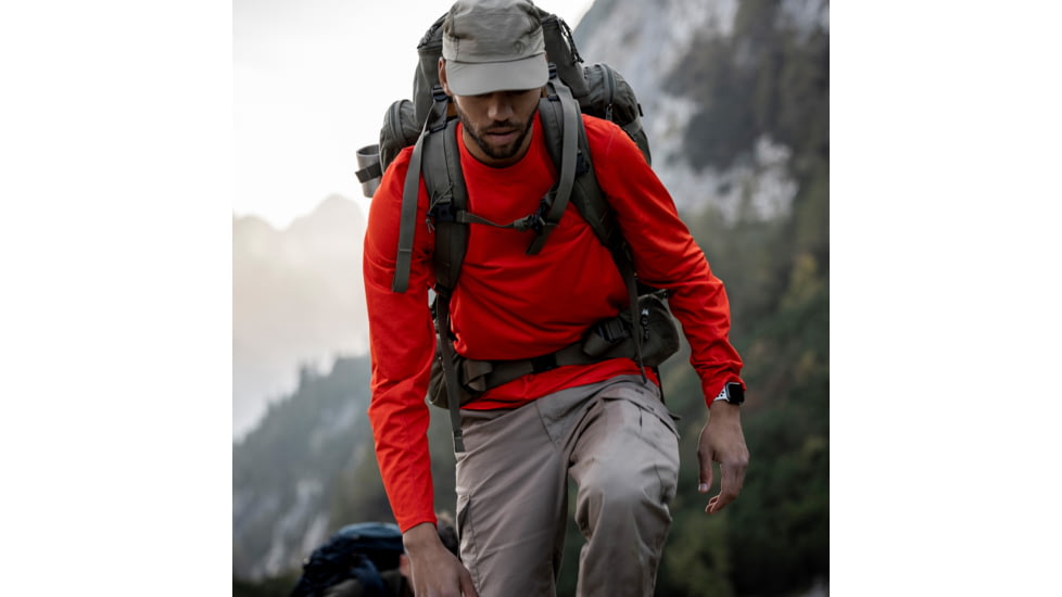 Fjallraven Abisko Day Hike Long Sleeve - Mens, Flame Orange, Medium, F12600214-214-M