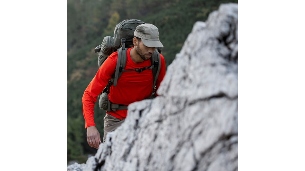 Fjallraven Abisko Day Hike Long Sleeve - Mens, Flame Orange, Medium, F12600214-214-M