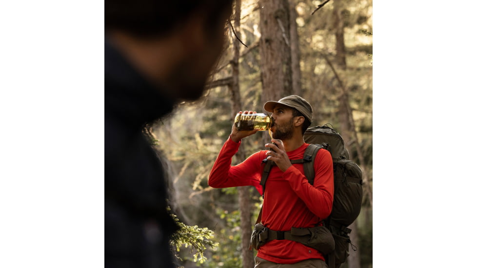 Fjallraven Abisko Day Hike Long Sleeve - Mens, Flame Orange, Medium, F12600214-214-M