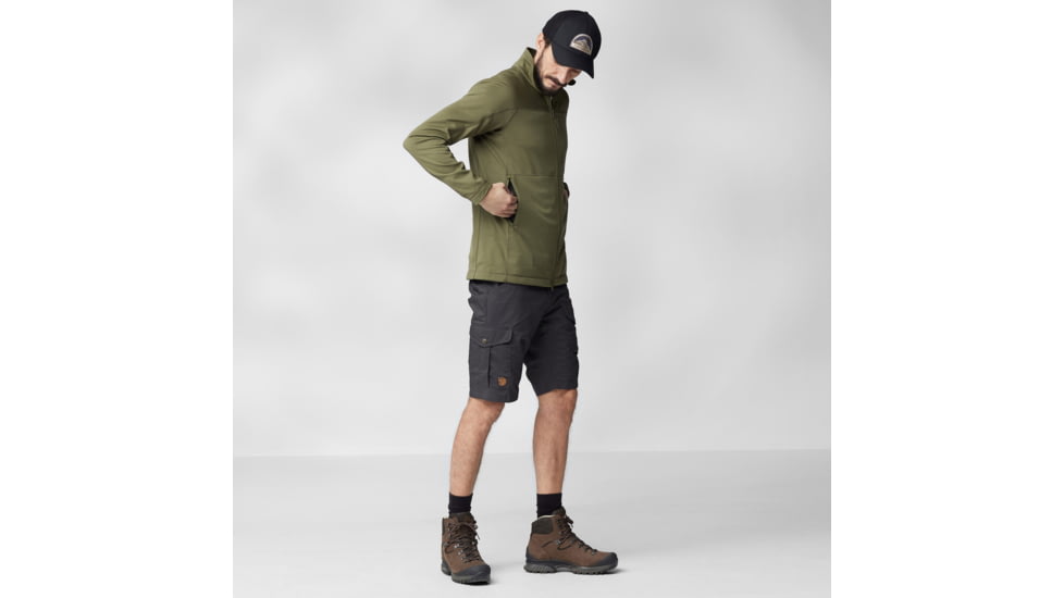 Fjallraven Abisko Lite Fleece Jacket - Mens, Green, Extra Small, F86971-620-XS