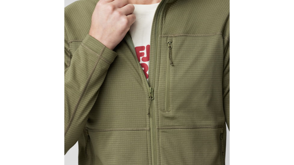 Fjallraven Abisko Lite Fleece Jacket - Mens, Green, Extra Small, F86971-620-XS