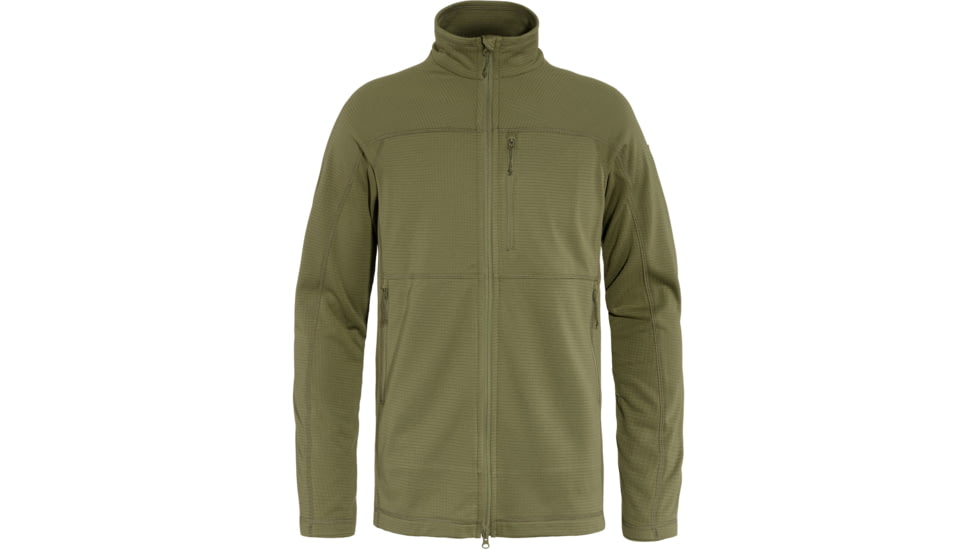 Fjallraven Abisko Lite Fleece Jacket - Mens, Green, Extra Small, F86971-620-XS