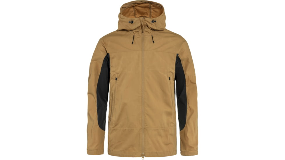 Fjallraven Abisko Lite Trekking Jacket - Mens, Buckwheat Brown/Dark Grey, Medium, F86132-232-030-M