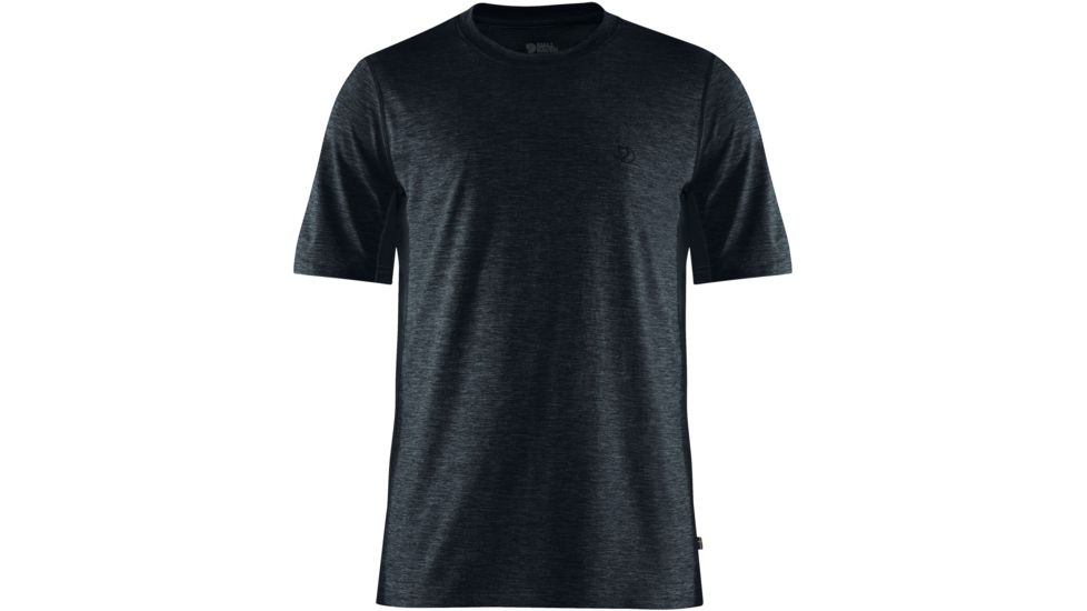 Fjallraven Abisko Mesh Short Sleeve T-Shirt - Mens, Dark Navy, Large, F87198-555-L