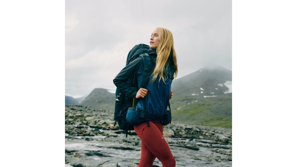 Fjallraven Abisko Midsummer Jacket - Womens, Indigo Blue/Dark Navy, Small, F89826-534-555-S