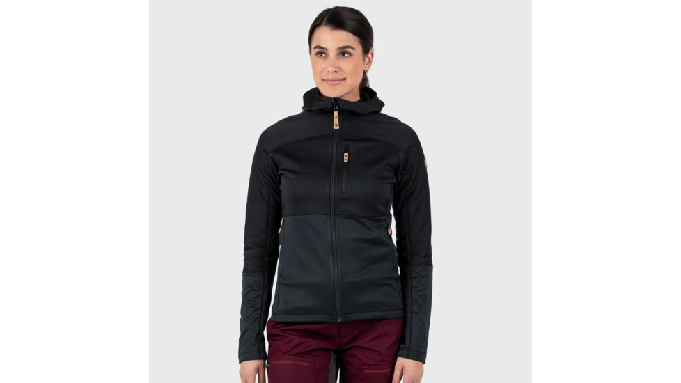 Fjallraven Abisko Trail Fleece - Womens, Black, M, F89589-550-M
