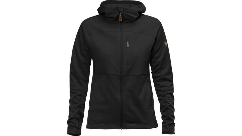 Fjallraven Abisko Trail Fleece - Womens, Black, M, F89589-550-M