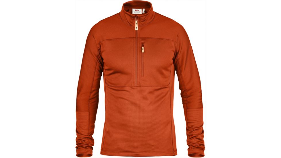 Fjallraven Abisko Trail Pullover - Men's-Flame Orange-Large
