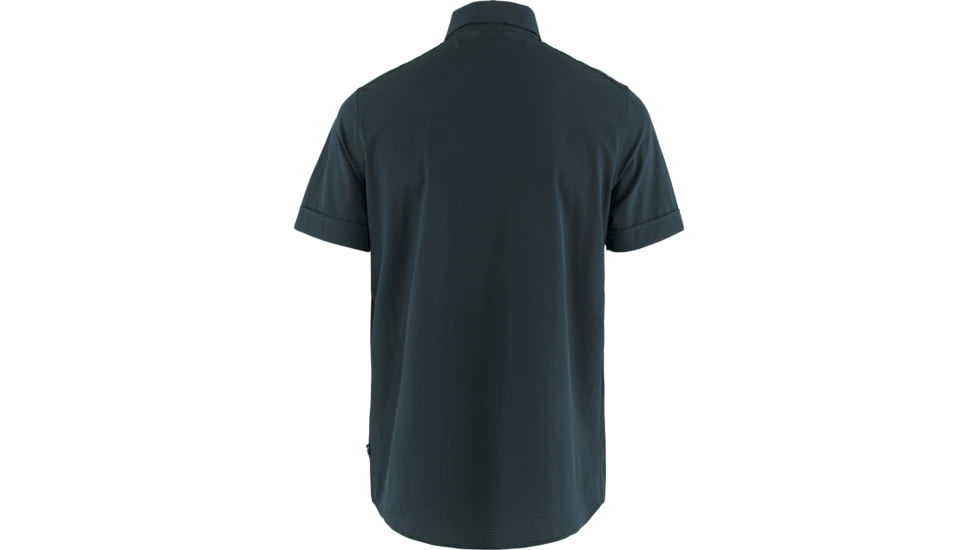 Fjallraven Abisko Trekking Short Sleeve Shirt - Mens, Dark Navy, Small, F87939-555-S