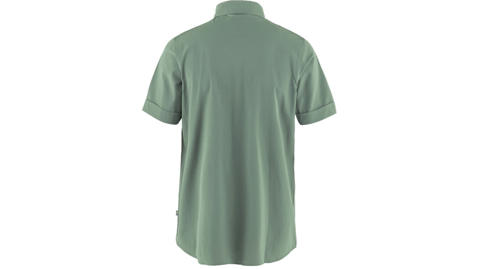 Fjallraven Abisko Trekking Short Sleeve Shirt - Mens, Patina Green, Medium, F87939-614-M