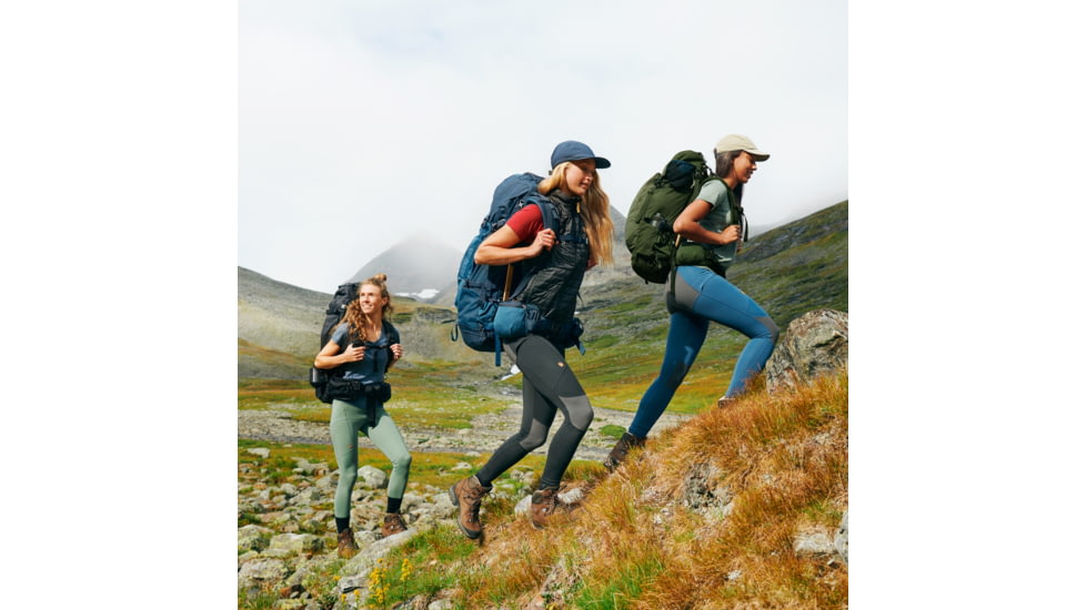 Fjallraven Abisko Trekking Tights Pro - Womens, Black-Iron Grey, 2XL, F84771-550-048-XXL