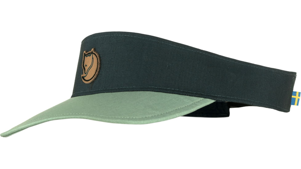 Fjallraven Abisko Visor Cap, Dark Navy/Patina Green, One Size, F77409-555-614-OneSize