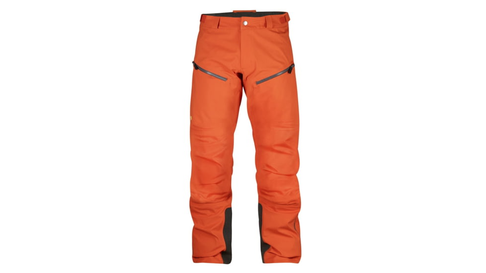 Fjallraven Bergtagen Eco-Shell Trousers - Mens, Hokkaido Orange, 48 Waist, F83987-208-48
