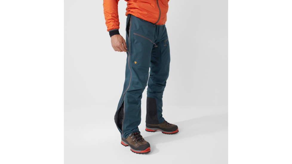Fjallraven Bergtagen Eco-Shell Trousers - Mens, Mountain Blue, 56, F86622-570-56