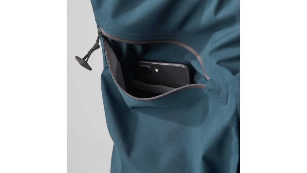 Fjallraven Bergtagen Eco-Shell Trousers - Mens, Mountain Blue, 56, F86622-570-56