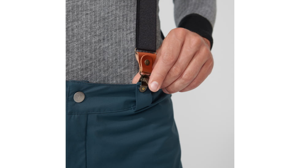 Fjallraven Bergtagen Eco-Shell Trousers - Mens, Mountain Blue, 56, F86622-570-56