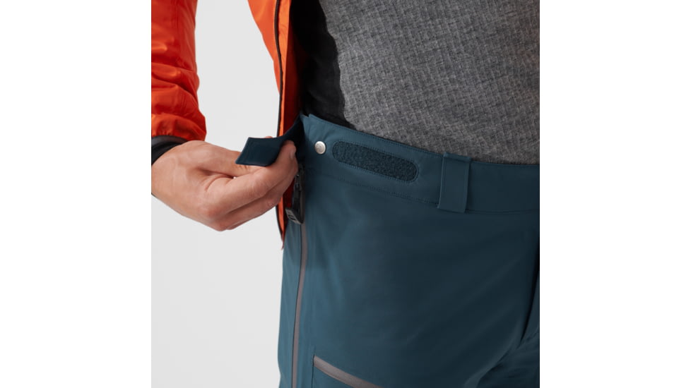 Fjallraven Bergtagen Eco-Shell Trousers - Mens, Mountain Blue, 56, F86622-570-56