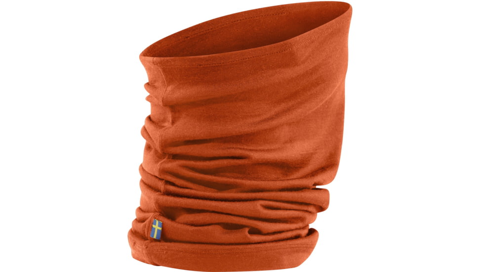 Fjallraven Bergtagen Neck Gaiter, Hokkaido Orange, One Size, F77405-208-OneSize