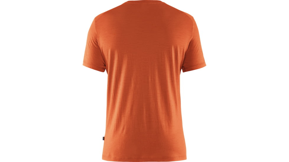 Fjallraven Bergtagen Thinwool SS - Mens, Hokkaido Orange, Small, F87192-208-S