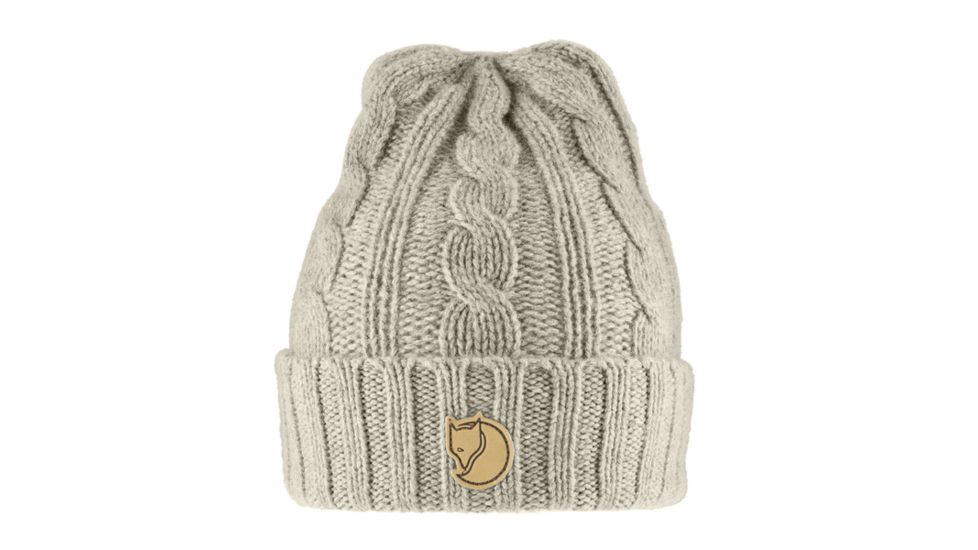 Fjallraven Braided Knit Hat, Chalk White, One Size, F77377-113-OneSize