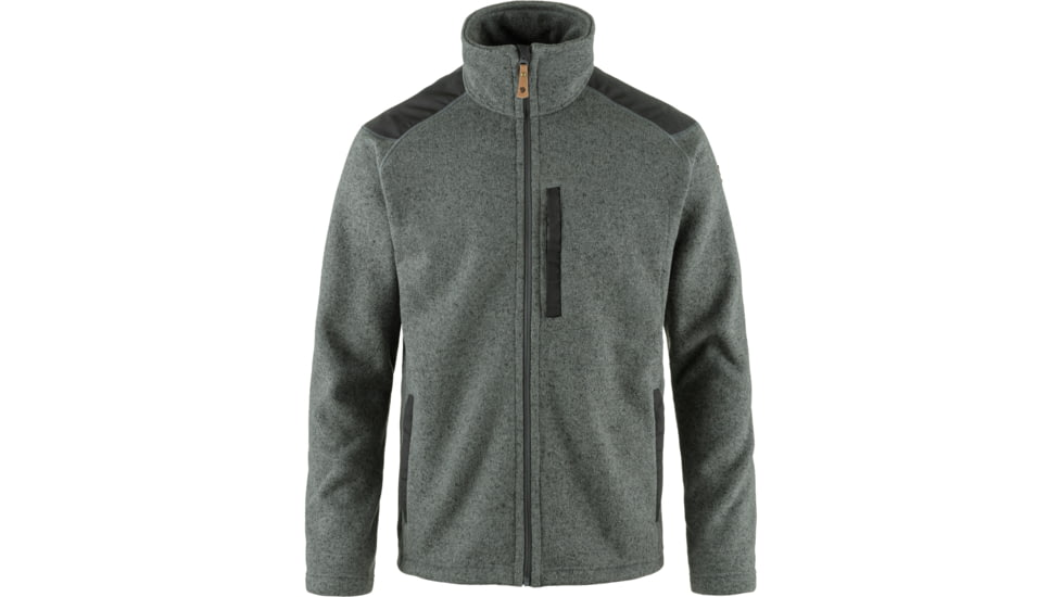 Fjallraven Buck Fleece Jacket - Mens, Grey/Melange, Large, F81328-020-999-L