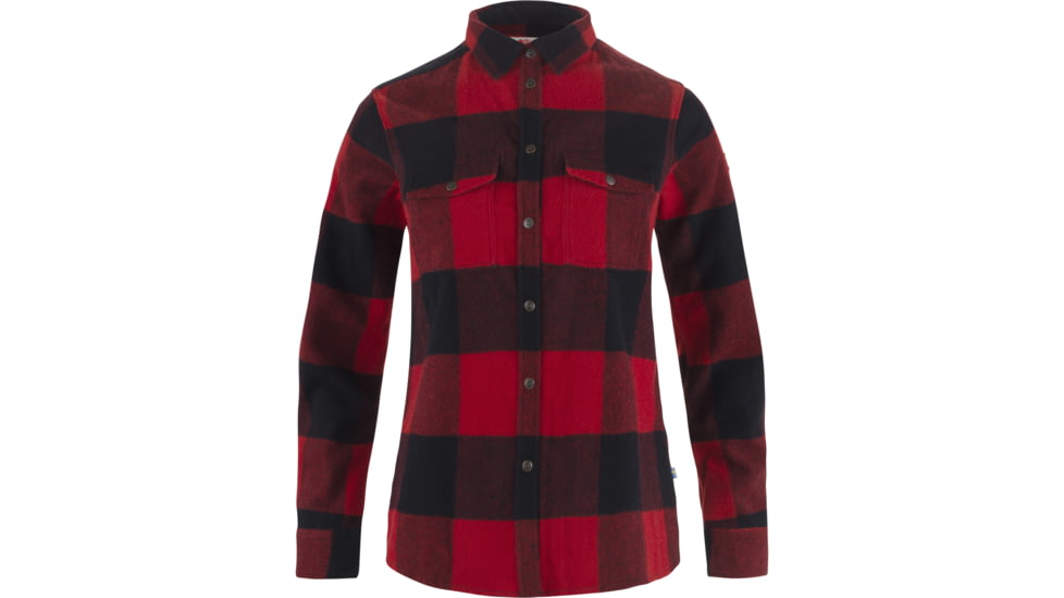 Fjallraven Canada Shirt - Womens, Red, Medium, 424356
