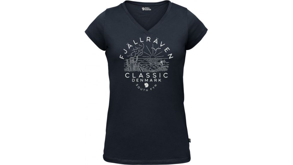 Fjallraven Classic DK T-Shirt Womens, Navy, L F89974-560-L