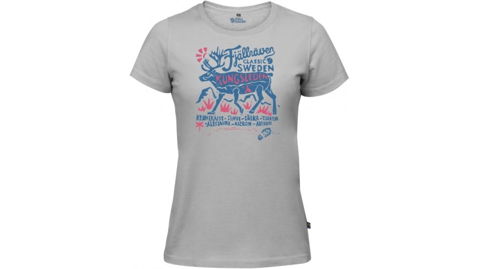 Fjallraven Classic SWE T-Shirt Womens, Grey, XL F89976-20-XL