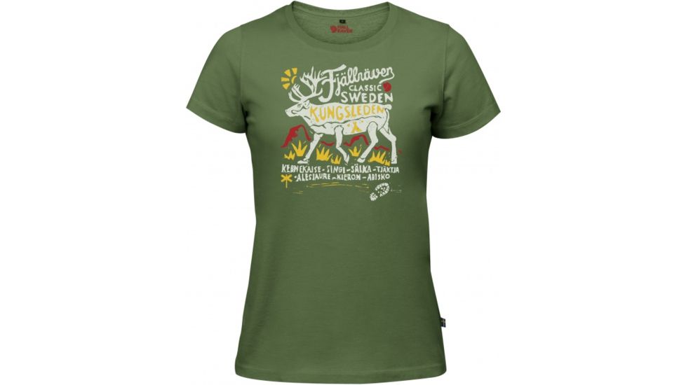 Fjallraven Classic SWE T-Shirt Womens, Fern, S F89976-618-S