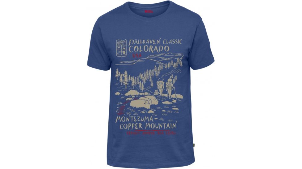 Fjallraven Classic US T-Shirt Mens, Deep Blue, XS F81945-527-XS