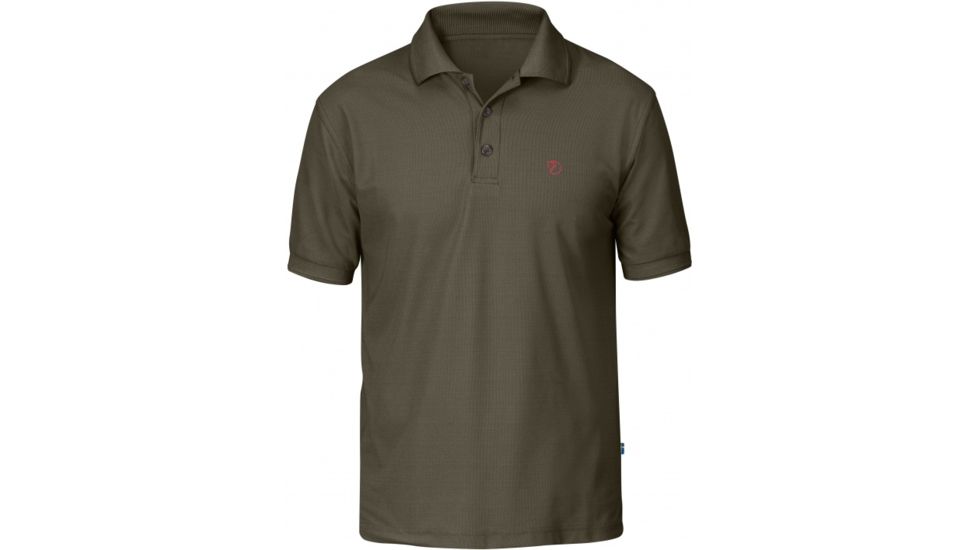 Fjallraven Crowley Pique Shirt Mens, Tarmac, XXL F81783-246-XXL