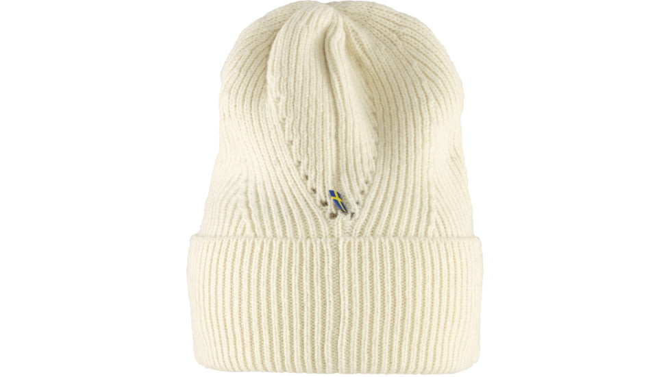 Fjallraven Directional Rib Beanie, Chalk White, One Size, F78143-113-OS