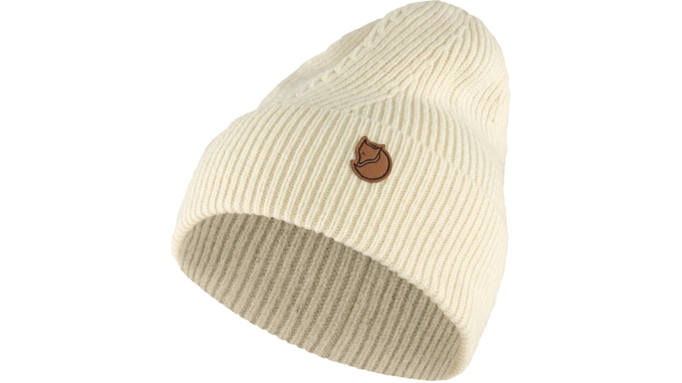Fjallraven Directional Rib Beanie, Chalk White, One Size, F78143-113-OS