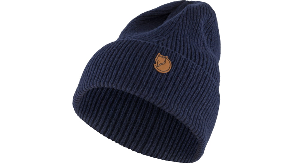 Fjallraven Directional Rib Beanie, Dark Navy, One Size, F78143-555-OS