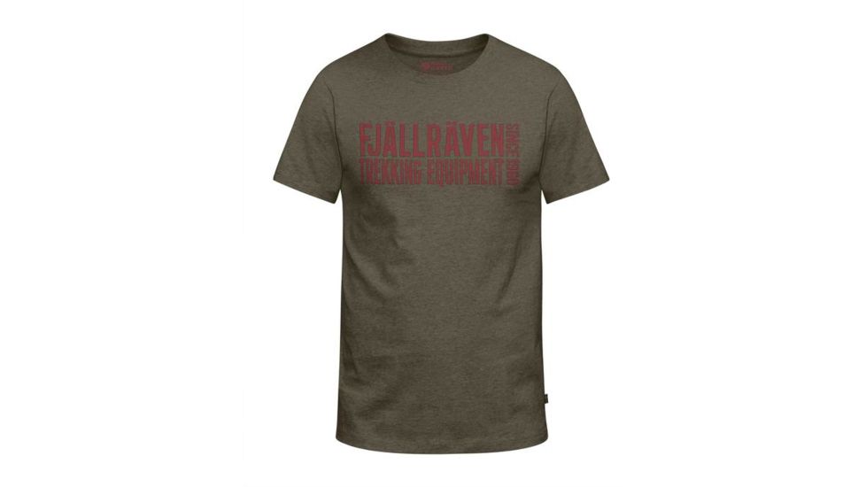 Fjallraven Equipment Block T-Shirt - Men's, Tarmac, Medium, F82272-246-M