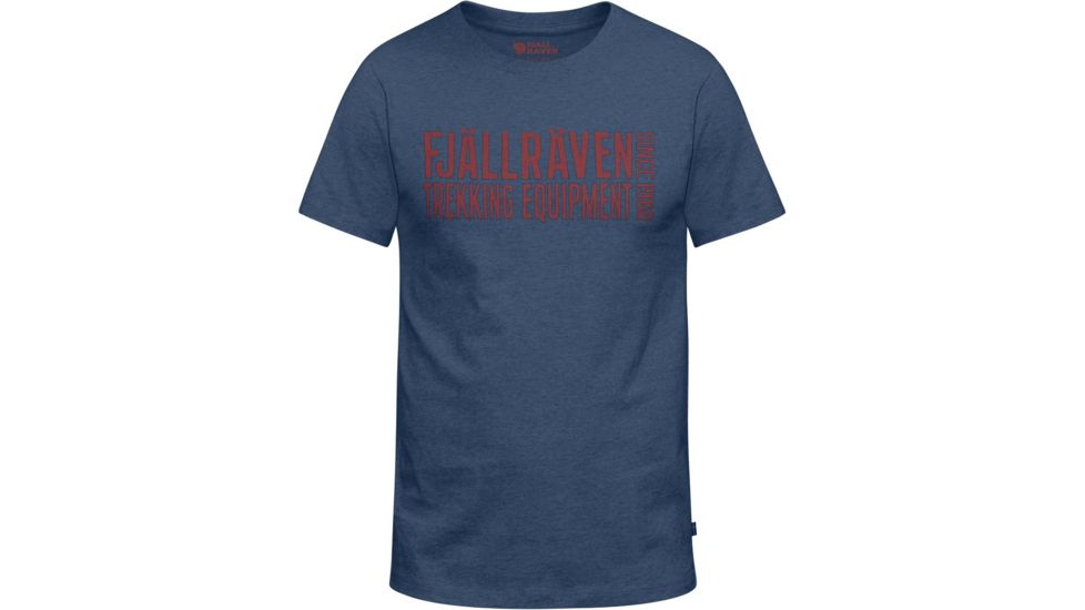 Fjallraven Equipment Block T-Shirt - Men's, Uncle Blue, Extra Large, F82272-520-XL