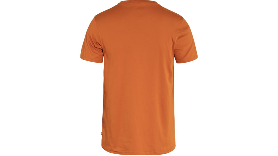 Fjallraven Equipment T-Shirt - Mens, Sunset Orange, Medium, F86976-207-M