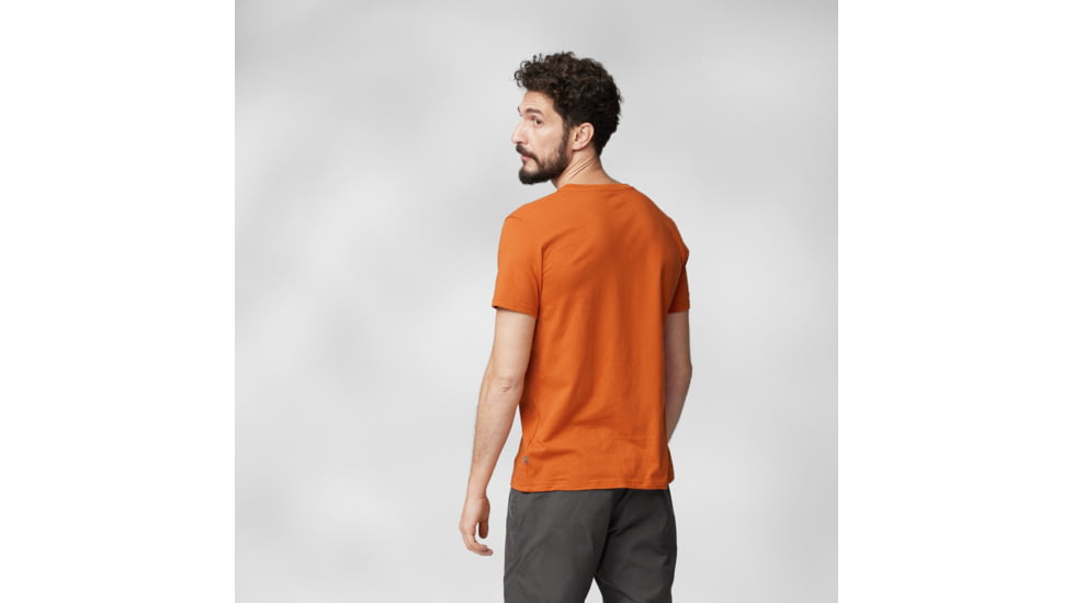 Fjallraven Equipment T-Shirt - Mens, Sunset Orange, Medium, F86976-207-M