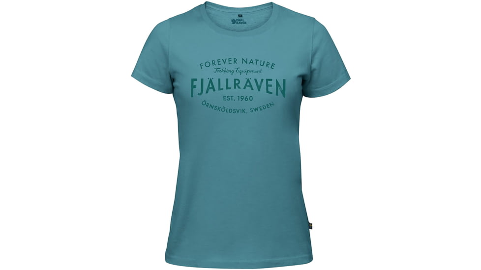 Fjallraven Est 1960 T-Shirt - Womens, Lagoon, F89979-506-XL