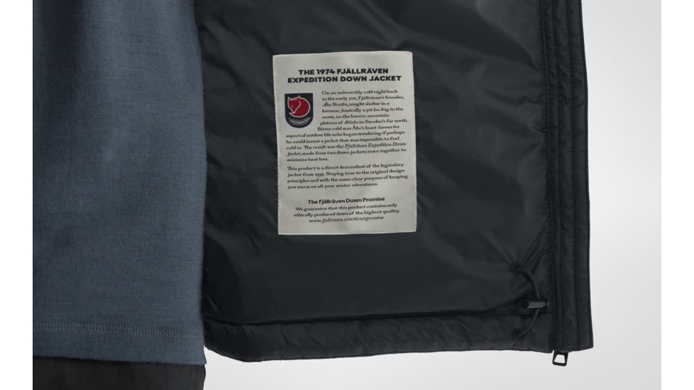 Fjallraven Expedition Pack Down Jacket - Womens, Black, Extra Small, F86124-550-XS