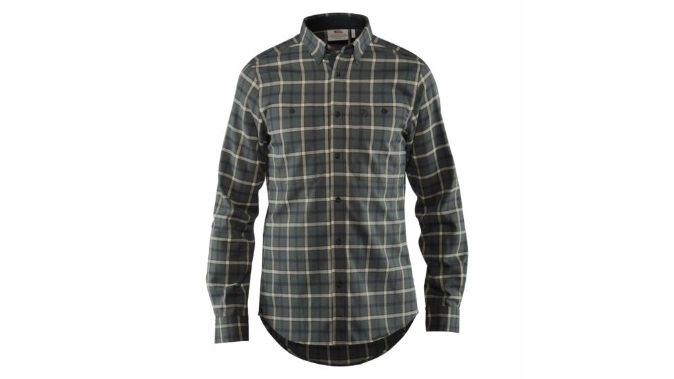 Fjallraven Fjallim Shirt Long Sleeve - Mens, Ash Grey, Small, F82995-025-S