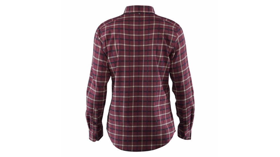 Fjallraven Fjallim Shirt Long Sleeve - Mens, Dark Garnet, Large, F82995-356-L
