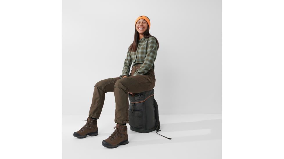 Fjallraven Forest Hybrid Trousers - Womens, Dark Olive, 36, Long, F86370-633-36/L