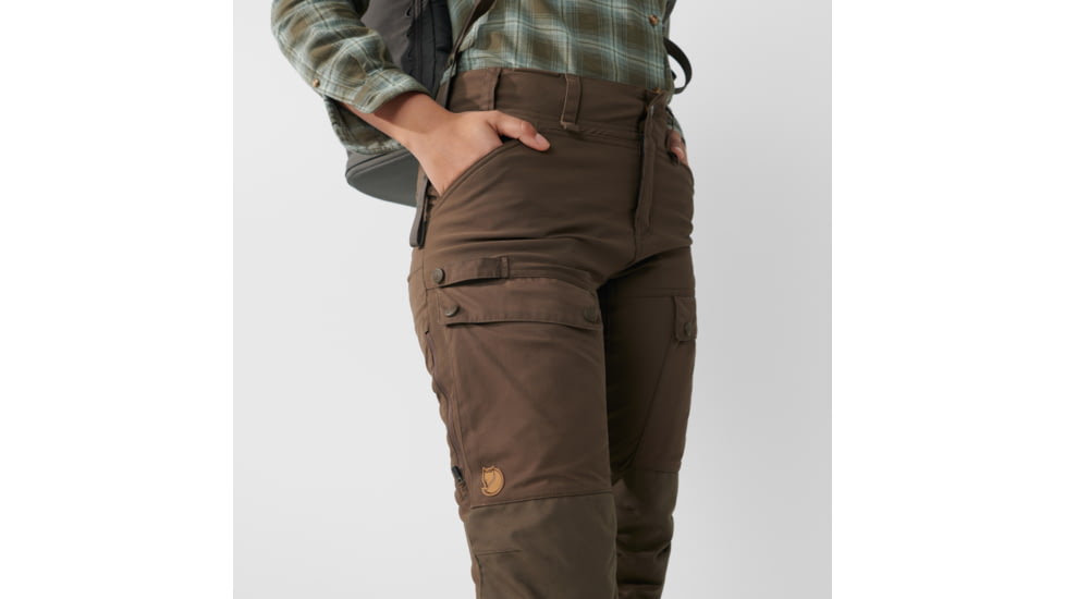 Fjallraven Forest Hybrid Trousers - Womens, Dark Olive, 36, Long, F86370-633-36/L