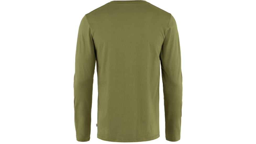 Fjallraven Forever Nature Badge Long Sleeve - Mens, Caper Green, Extra Large, F87303-677-XL