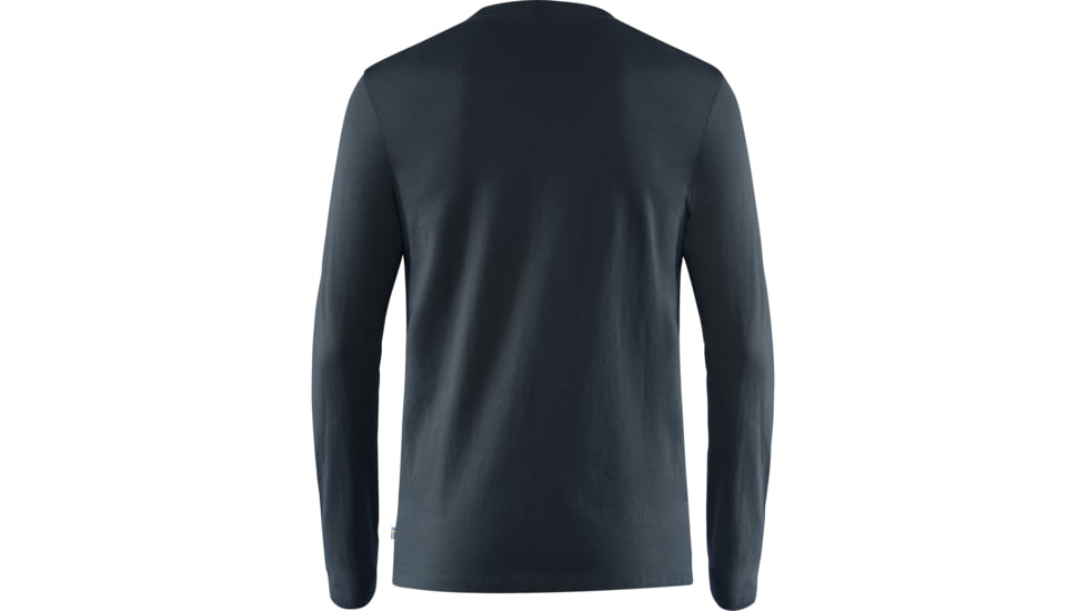 Fjallraven Forever Nature Badge LS T-Shirt - Mens, Dark Navy, Extra Large, F87303-555-XL