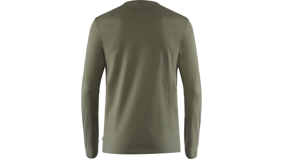 Fjallraven Forever Nature Badge LS T-Shirt - Mens, Tarmac, 2XL, F87303-246-XXL