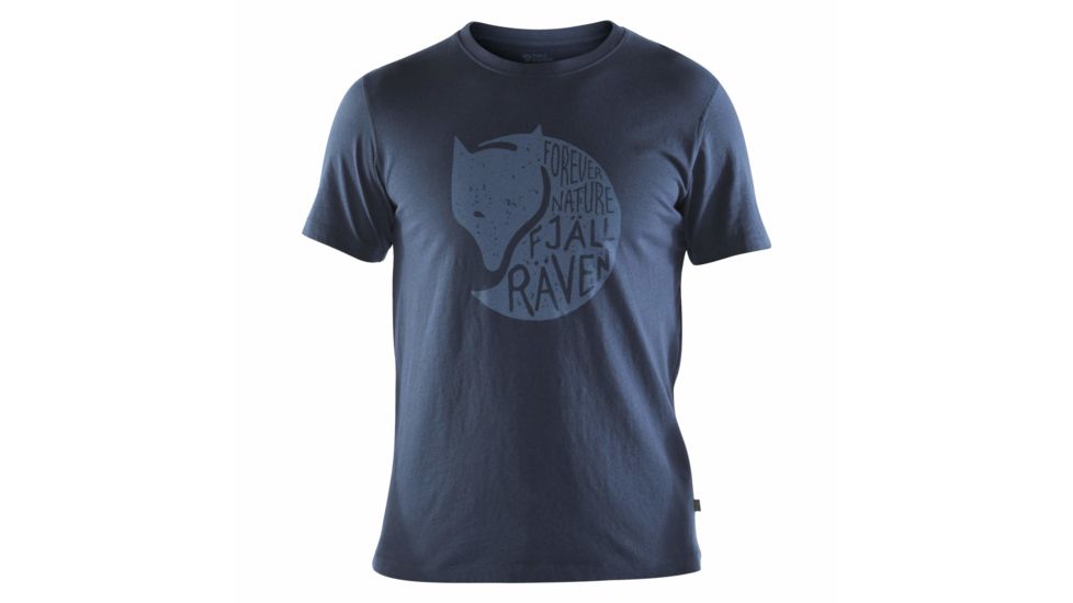 Fjallraven Forever Nature T-Shirt - Mens, Navy, Extra Large, F81951-560-XL