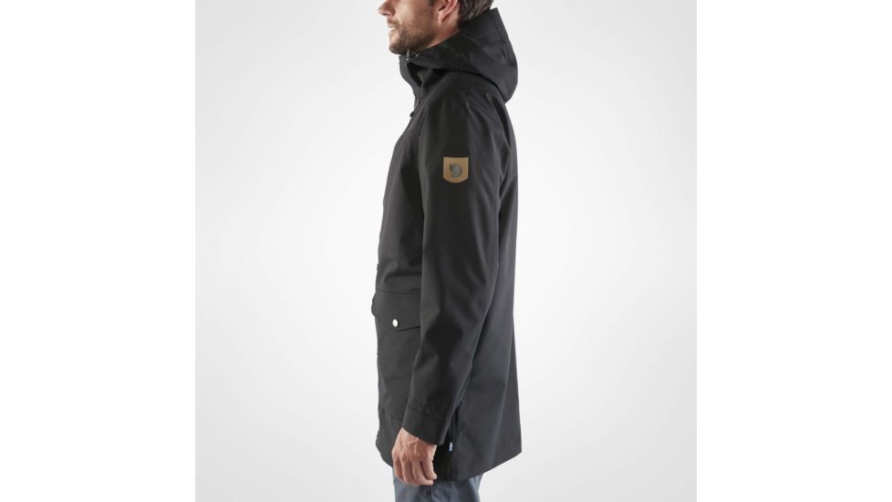 Fjallraven Greenland Eco-Shell Jacket - Mens, Black, Large, F87205-550-L